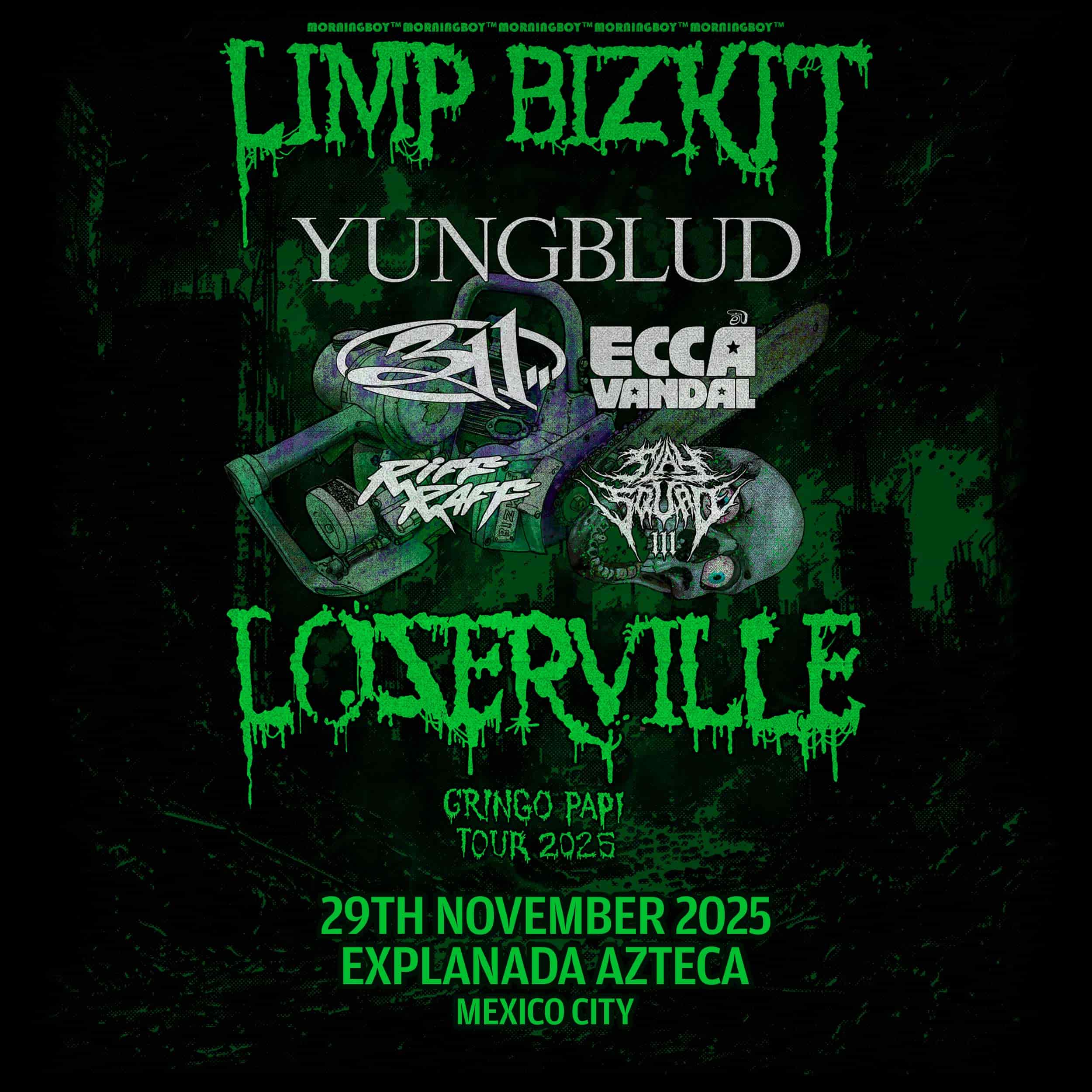 Imagen del evento Limp Bizkit en EXPLANADA AZTECA - 29 de nov 2025 | FunTicket