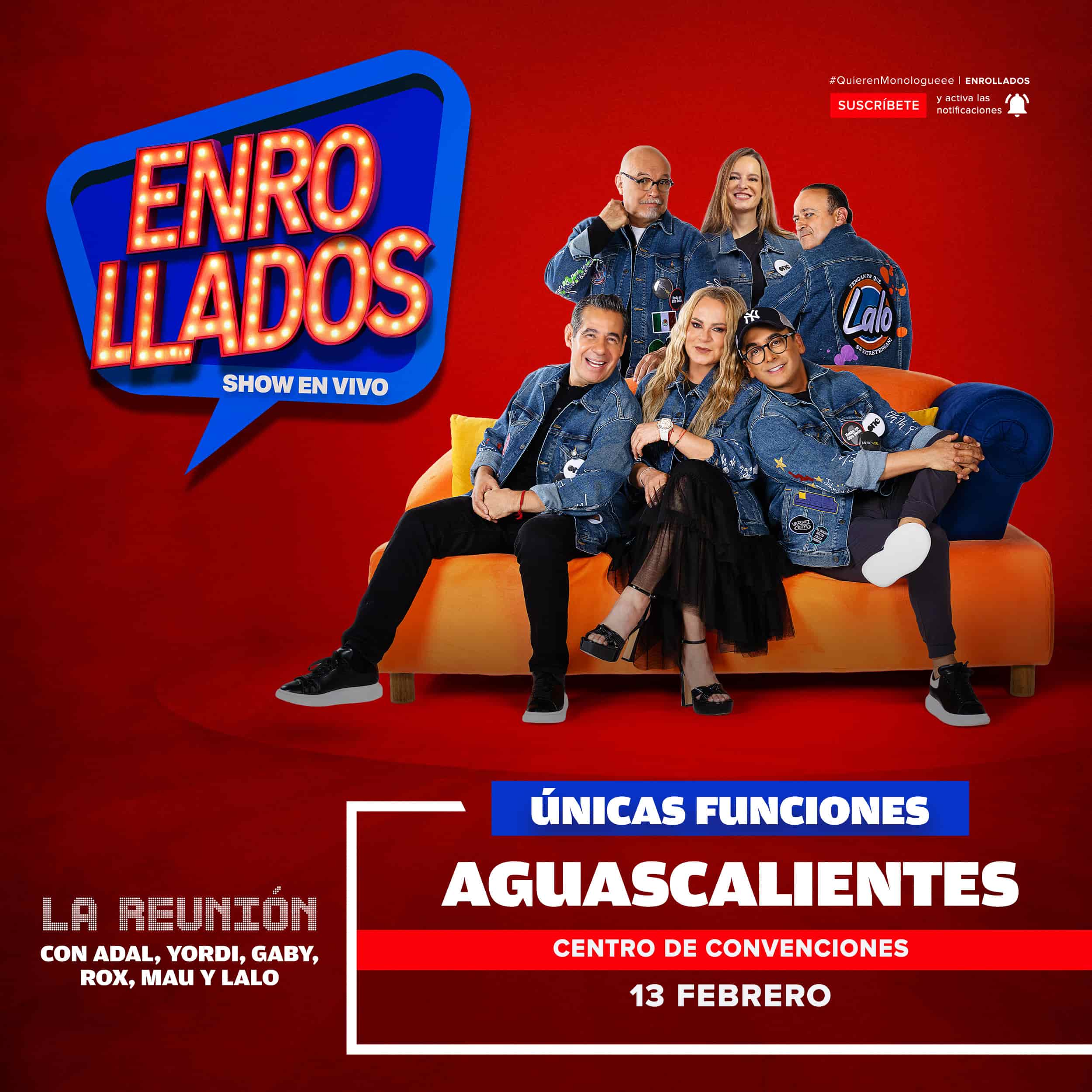 Imagen del evento ENROLLADOS en CENTRO DE CONVENCIONES Y ESPOSICIONES DE AGUASCALIENTES - 13 de feb 2026 | FunTicket