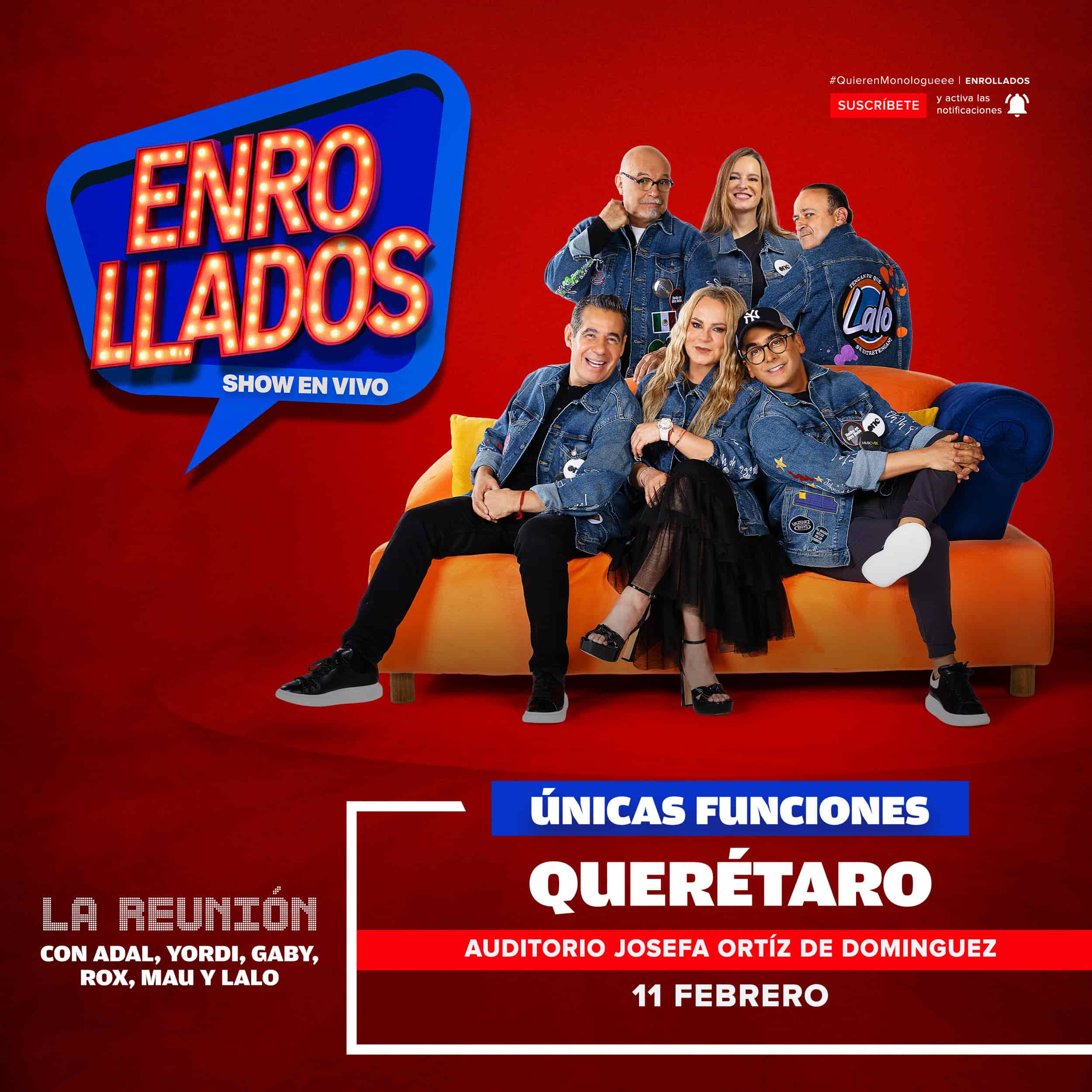 Imagen del evento ENROLLADOS en AUDITORIO JOSEFA ORTÍZ DE DOMÍNGUEZ - 11 de feb 2026 | FunTicket