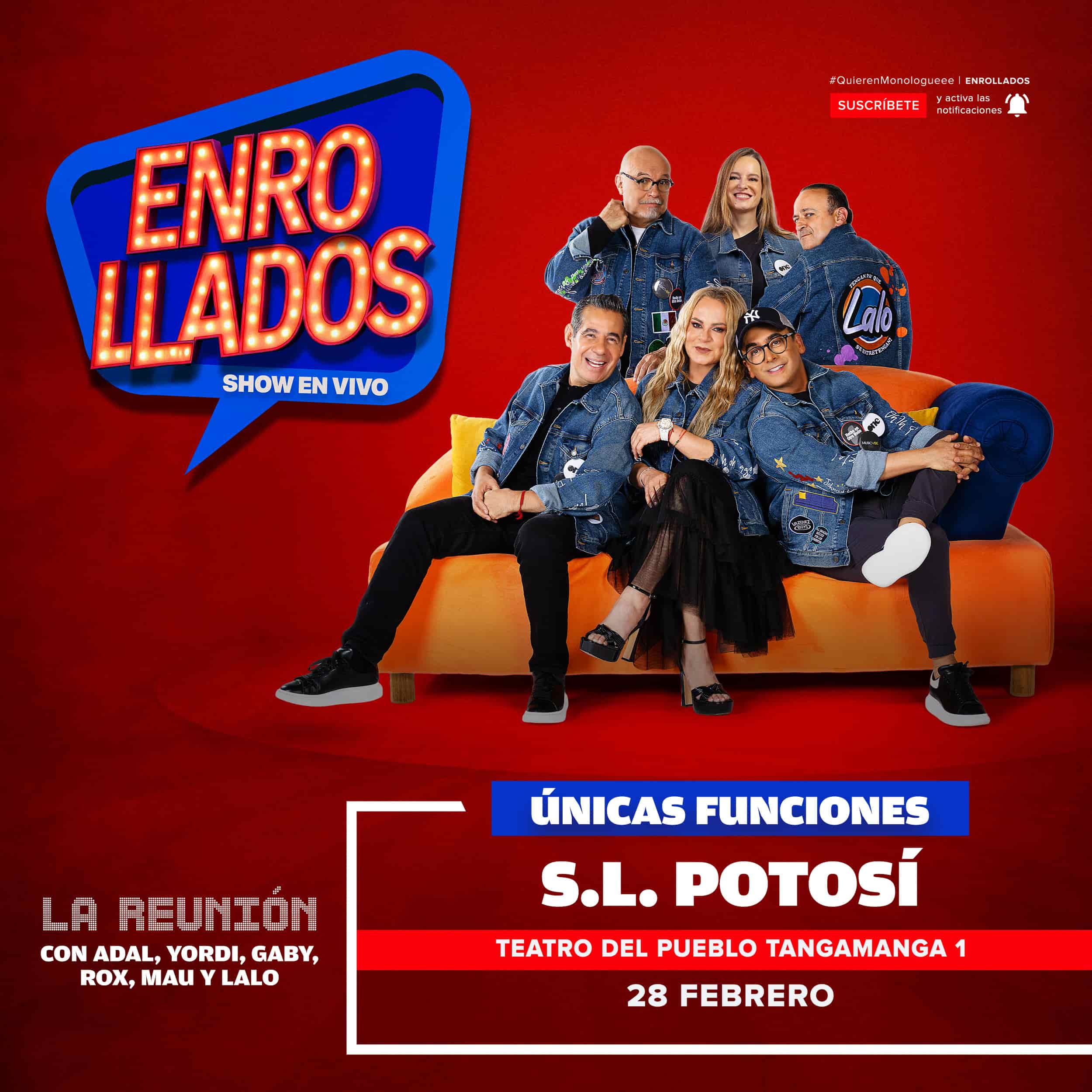 Imagen del evento ENROLLADOS en TEATRO DEL PARQUE TANGAMANGA I - 28 de feb 2026 | FunTicket